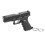(Black) 1:3 Scale G17 Keychain High Simulation Alloy Model Key Ring Black 4