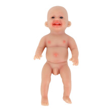 (Boy Doll) 6 Zoll Reborn-Puppen aus weichem Silikon mit Lächeln