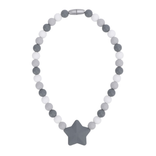 (Gray) Verstellbares Silikon-Halsband Sensorik Kinder Schwarz