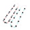 (Type C) 2x Silikon-Sensory-Halskette für Kinder B 3