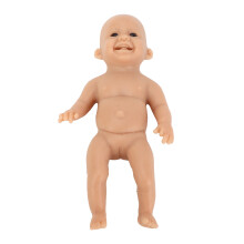 (Girl) 6 Zoll Silikon Baby Puppe Weich Neu geboren für Kinder