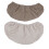 (Light Tan Apricot) 2pcs Soft Breathable Changing Pad Cover Solid Color Green Grey 1