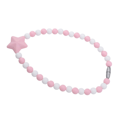 (Pink) Verstellbares Silikon-Halsband Sensorik Kinder Schwarz 1