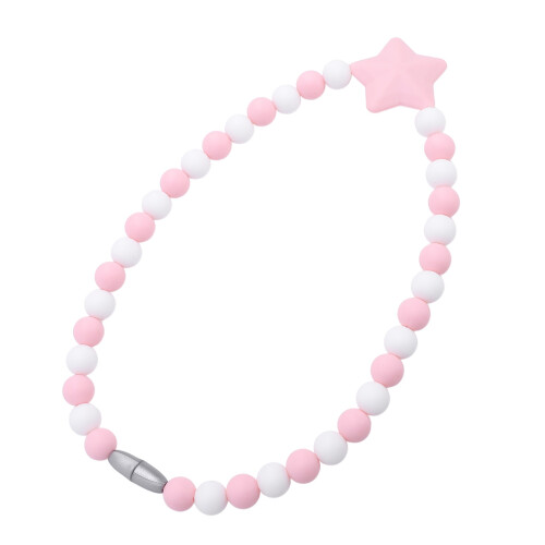 (Pink) Verstellbares Silikon-Halsband Sensorik Kinder Schwarz 2