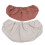 (Coffee Apricot) 2pcs Soft Breathable Changing Pad Cover Solid Color Green Grey 2