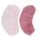 (Light Pink) 2pcs Soft Breathable Changing Pad Cover Solid Color Green Grey 3