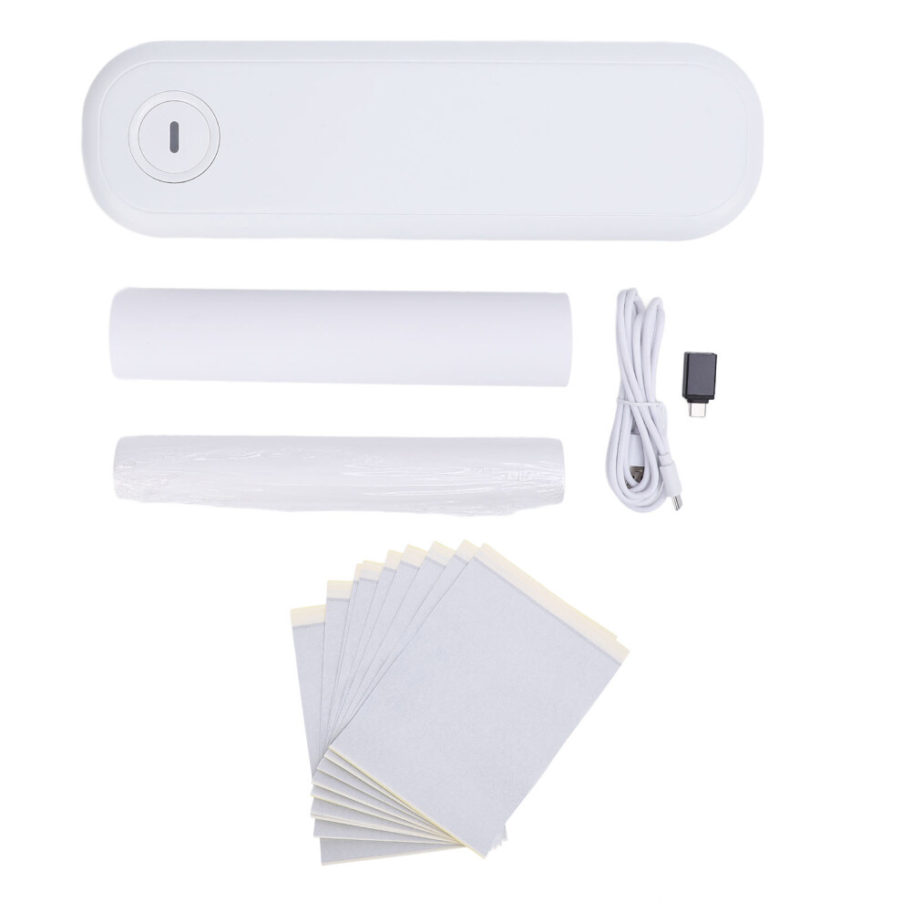 Portable A4 Thermal Printer Bluetooth Inkless For Phone Laptop 448787326089