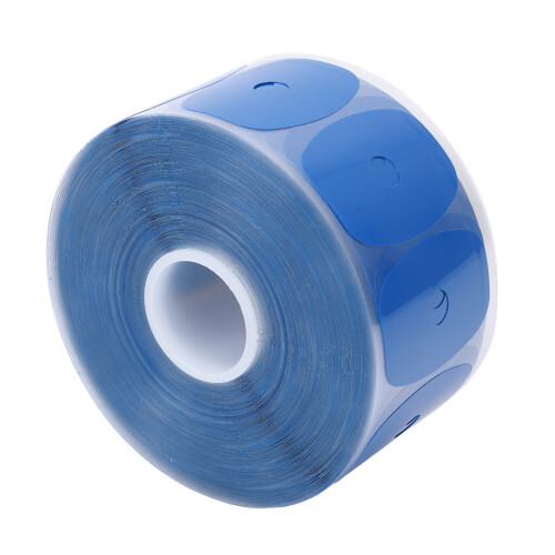 1000x Rutschfeste Brillenglas-Aufkleber Blau
