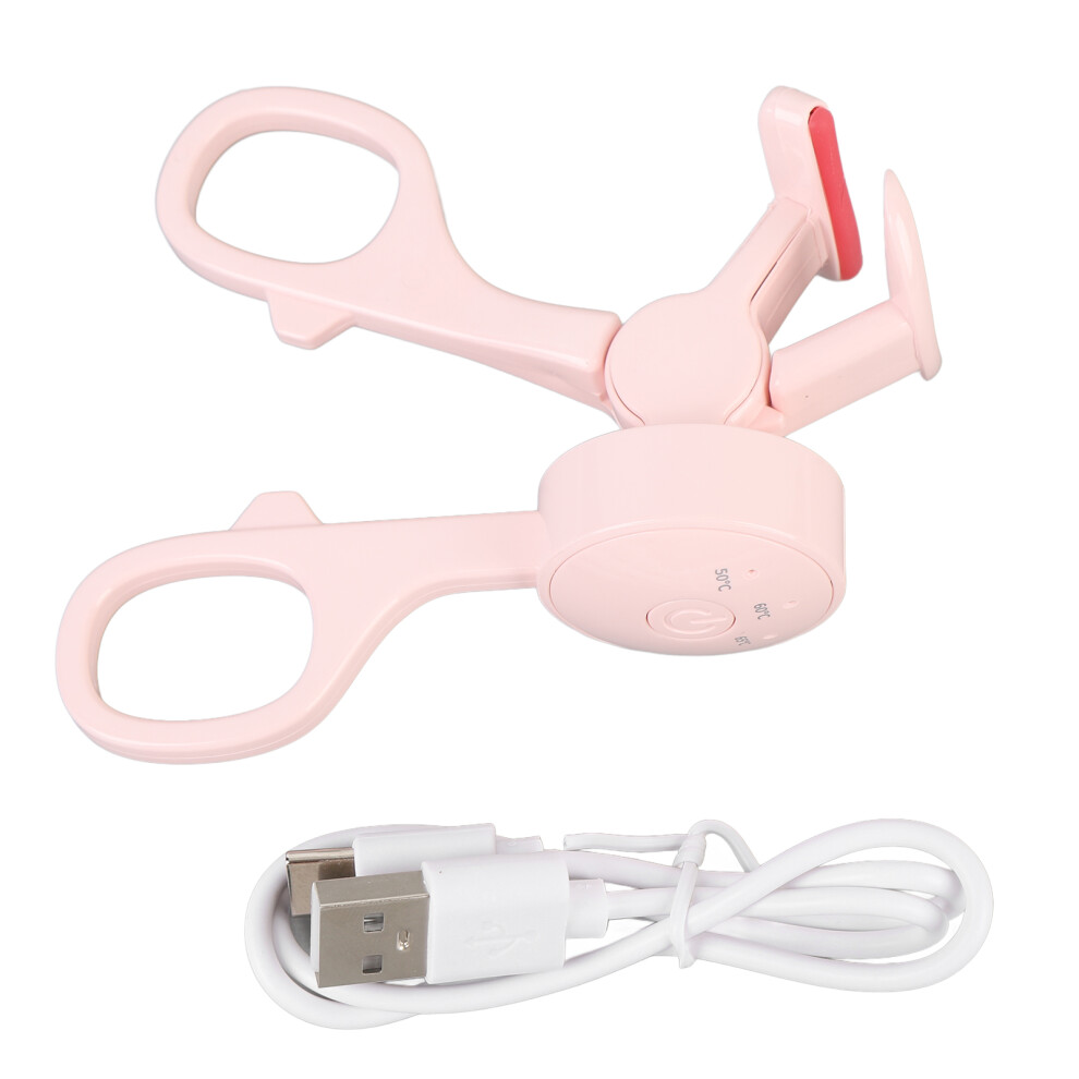 Heated Eyelash Curler 3 Temp Settings Rechargeable