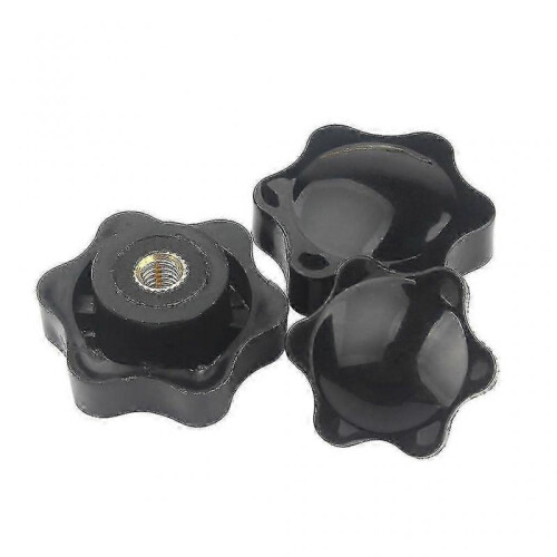 (M5) 10 Pcs M5/m6/m8/m10 Female Thread Hex Shaped Head Clamping Screw Knob Wing Nut 1