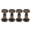 20x Antique Bronze Arc Slotted Rivets 8x6mm DIY Bookbinding 4