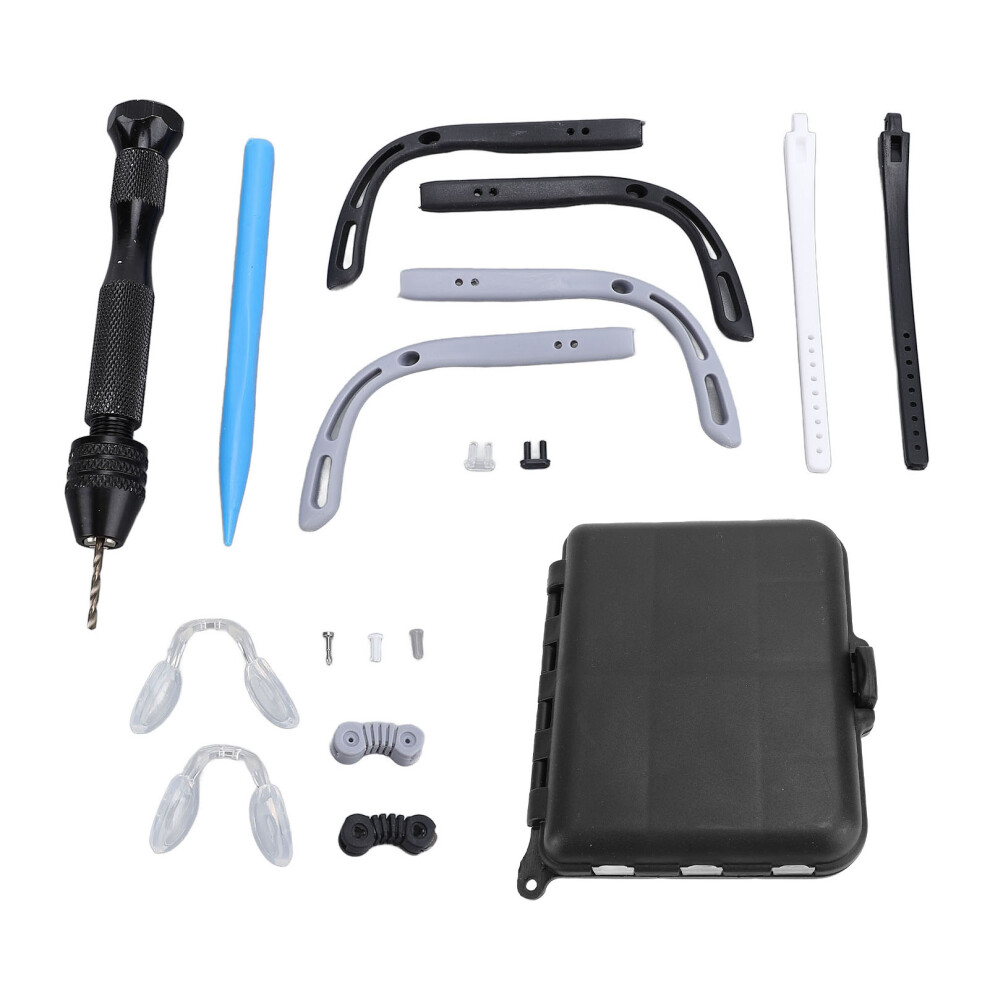Eyeglass Repair Tool Kit Universal Screws Nose Pads Hinges Screwdriver 448787326768