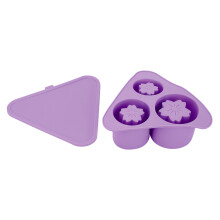 (Purple) Silikon-Eiswürfelform 20-40zylinder mit Deckel Pink