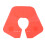 (Red) Siliconen snijkraag salon magnetisch rood 1