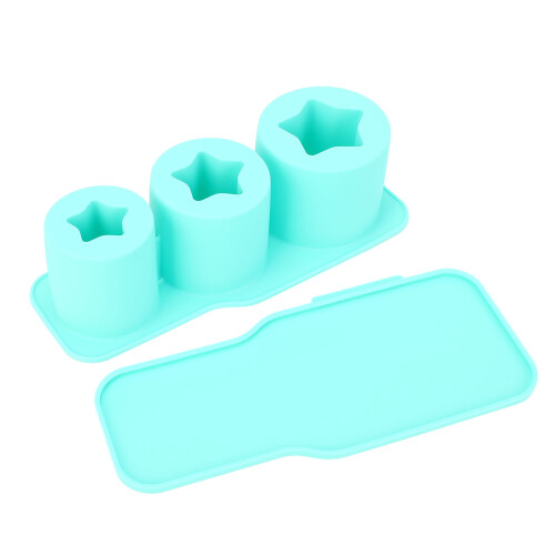 (Blue) Silikon-Eiswürfelform 20-40oz Sternform Grün 2