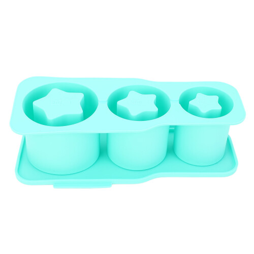 (Blue) Silikon-Eiswürfelform 20-40oz Sternform Grün 1