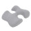 (Light Gray) Ergonomisches Memory-Foam-Kissen Dunkelgrau 1