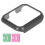 (Black) PC Tempered Glass Case for Realme Watch 2 Midnight Blue 1