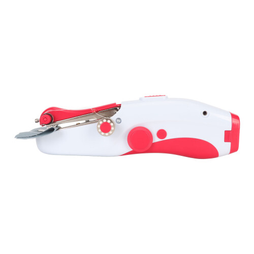 Handheld Sewing Machine Double Thread Portable Electric Red