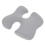 (Light Gray) Ergonomisches Memory-Foam-Kissen Dunkelgrau 5