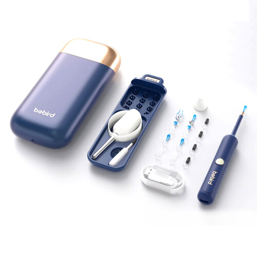 Rechargeable Visual Ear Wax Remover with Silicone Spoon & Endoscope 2