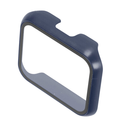 (Midnight Blue) PC Tempered Glass Case for Realme Watch 2 Midnight Blue 2