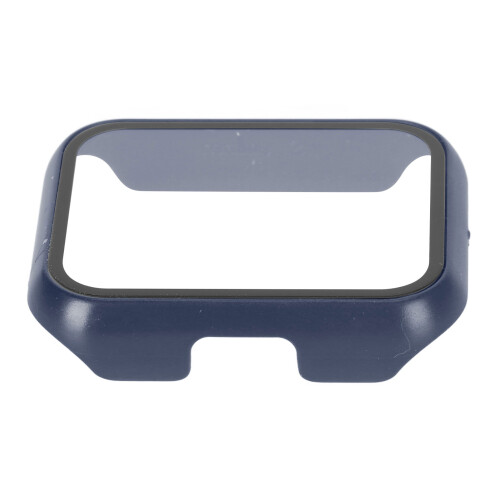 (Midnight Blue) PC Tempered Glass Case for Realme Watch 2 Midnight Blue 1