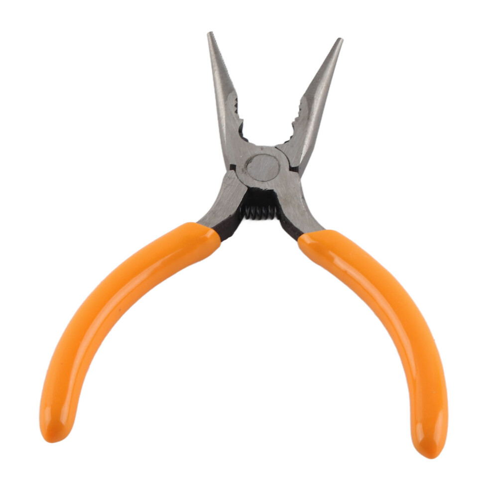 5 Inches Toothed Needle Nose Pliers Tapered Serrated Jaws 667859196614