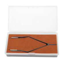 V Shaped Tweezers Stainless Steel Grey Watch Spring Bar Tweezers