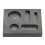 Graphite Ingot Mold 3 Rectangular 2 Round Holes High Temp 1