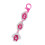(Type 1 (02)) Cute Anime Key Pendant Vivid Bright with Snap Hook 1