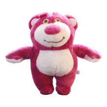 (Bear) Bear Key Chain Bag Pendant Cute Plush Ornament Decoration Pink