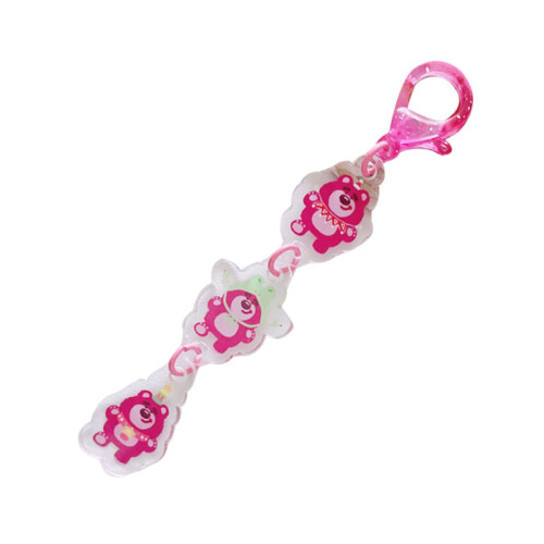 (Type 1 (01)) Cute Anime Key Pendant Vivid Bright with Snap Hook