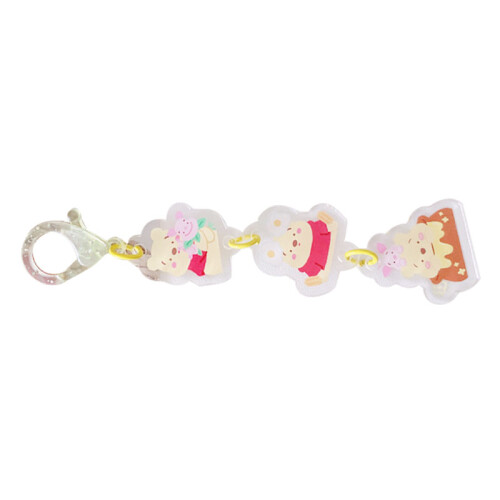 (Type 3 (02)) Cute Anime Key Pendant Vivid Bright with Snap Hook 1