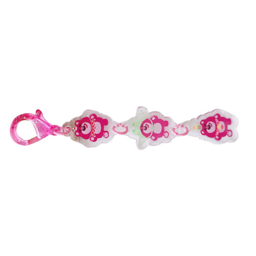 (Type 1 (01)) Cute Anime Key Pendant Vivid Bright with Snap Hook 1