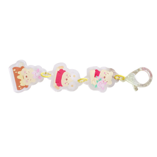(Type 3 (02)) Cute Anime Key Pendant Vivid Bright with Snap Hook 2