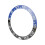 38mm Black Blue Watch Bezel Insert Ceramic GMT 3