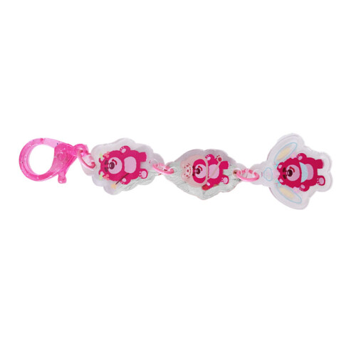 (Type 1 (02)) Cute Anime Key Pendant Vivid Bright with Snap Hook 1