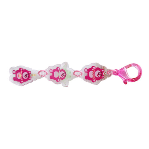 (Type 1 (01)) Cute Anime Key Pendant Vivid Bright with Snap Hook 2