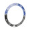 38mm Black Blue Watch Bezel Insert Ceramic GMT 2