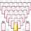(Pink) Refillable Bottles With Flip Cap 1