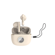 TWS Bluetooth 5.3 Earbuds ENC Noise Cancelling Mic 50H Playtime for iPhone Android Skin Tone