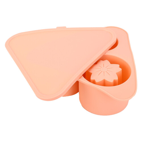 (Pink) Silikon-Eiswürfelform 20-40zylinder mit Deckel Pink 1