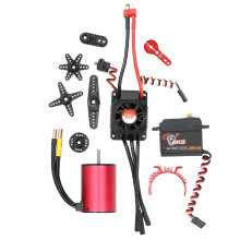 SURPASSHOBBY 3650 3100KV Brushless Motor 45A ESC 6kg Steering Gear Set