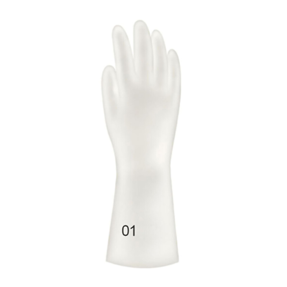 (5# L(11cm / 4.33in)) Reusable PVC Dish Gloves Thickened Skid Resistant 4# S(9cm/3.54in)-image-OPC-PMMDSVZ-NEW