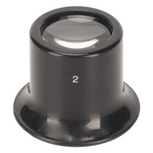 Eye Loupe Magnifier 5X Plastic Black