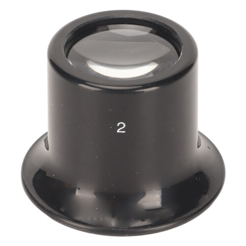 Eye Loupe Magnifier 5X Plastic Black