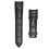 2pcs 23mm 20mm Width Black Watch Strap Unisex Replacement 1