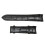 2pcs 23mm 20mm Width Black Watch Strap Unisex Replacement 3