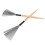 2PCS Portable Maple Drum Brushes & Sticks - Strong Cleaning Power 16